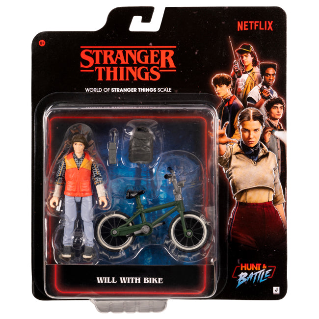 Strangers Things Figurina 10 Cm+Bicicleta+ 2 Accesorii Will With Bike Jazstrt0107-0135