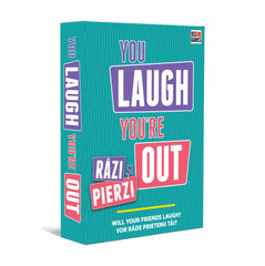 Joc societate Razi si Pierzi You Laugh you're out in limba Romana
