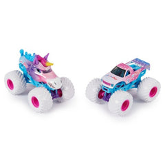Set 2 masinute Monster Jam scara 1/16, Sparkle Smash vs Sparkle Smash, SPM6064128-20144320