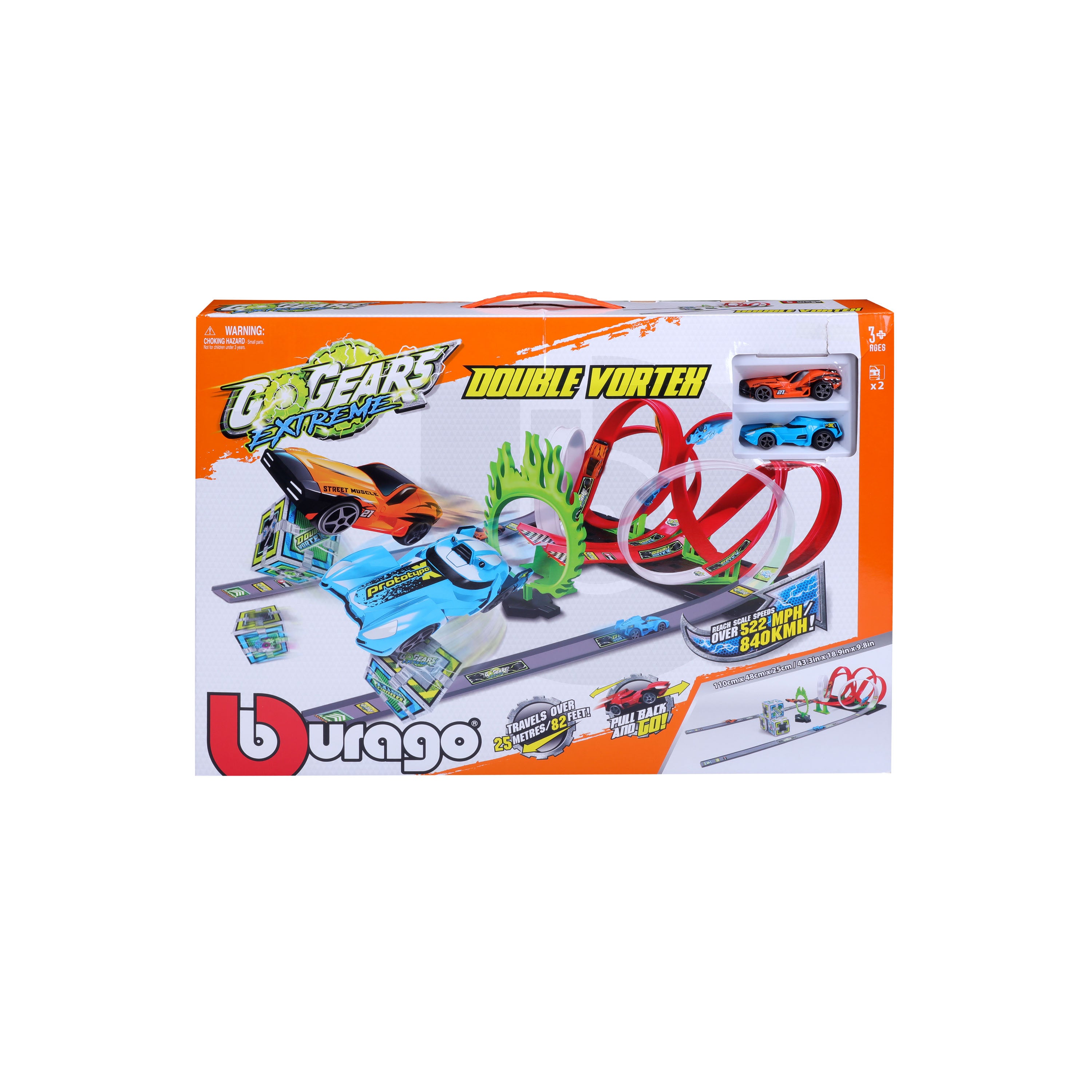 Bb30532 Pista Go Gears - Extreme Double Vortex- Pista Cu 2 Masinute