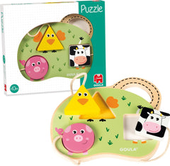 JGC53452 PUZZLE BEBE 3 ANIMALE GOULA