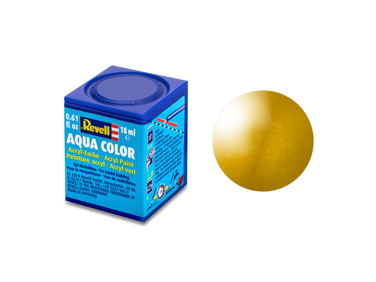 Vopsea Revell Aqua Metalizat Alama– 18Ml – Pe Baza De Apa Rev36192