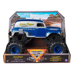 Masinuta metalica Monster Jam, scara 1/24, Grave Digger, SPM6056371-20144302