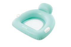 Fotoliu Intex gonflabil cu baza de plasa, tetiera si manere, turcoaz, IX56801EUTURCOAZ