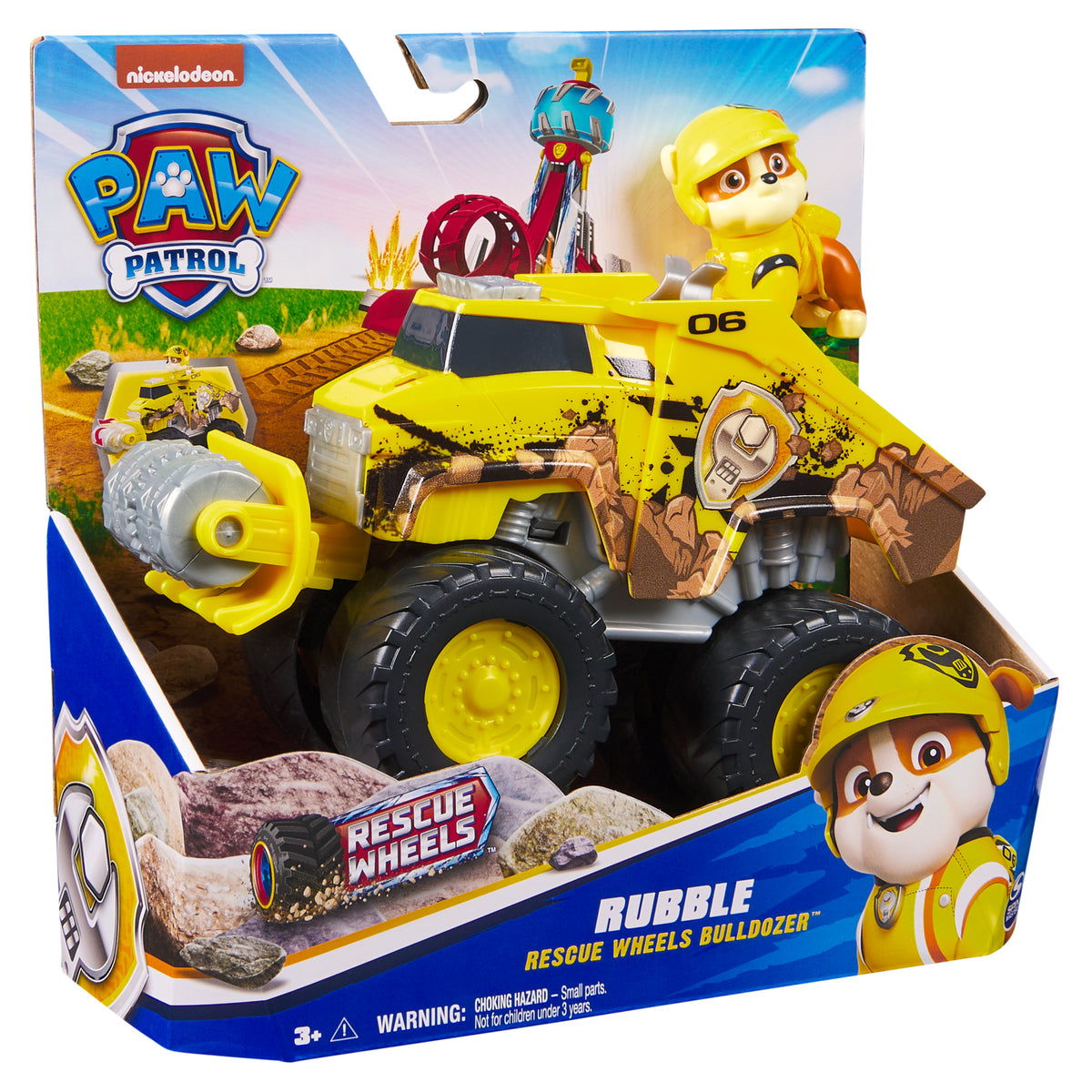 Patrula catelusilor, vehicul tematic de salvare Wheels Bulldozer, Rubble, SPM6069372-20145822