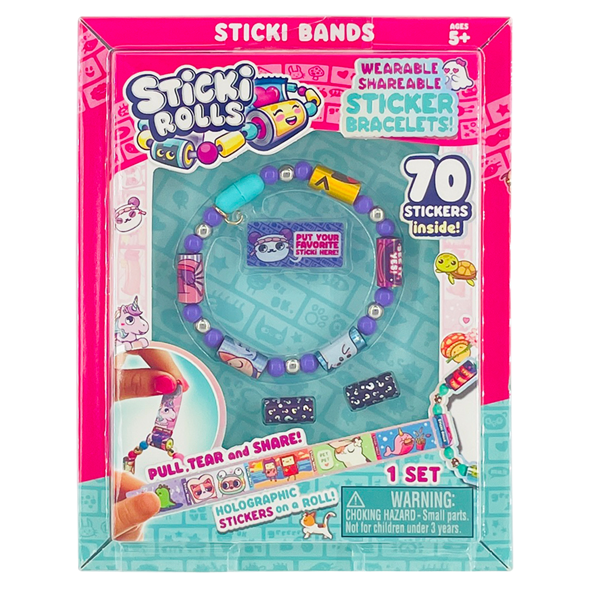Bratari Cu Stickere Sticki Rolls Single Pack Scsr100 Violet