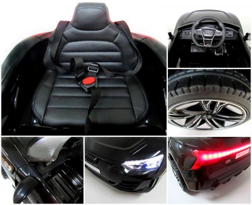 Masina Cu Acumulator Audi AIMAUDIE Negru