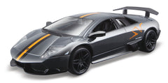 Macheta Masinuta Bburago 1:32 Lamborghini Murcielago LP 670-4 SV Gri Metalic, BB43000-43052
