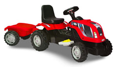 Tractor electric cu remorca Micromax MMX, rosu