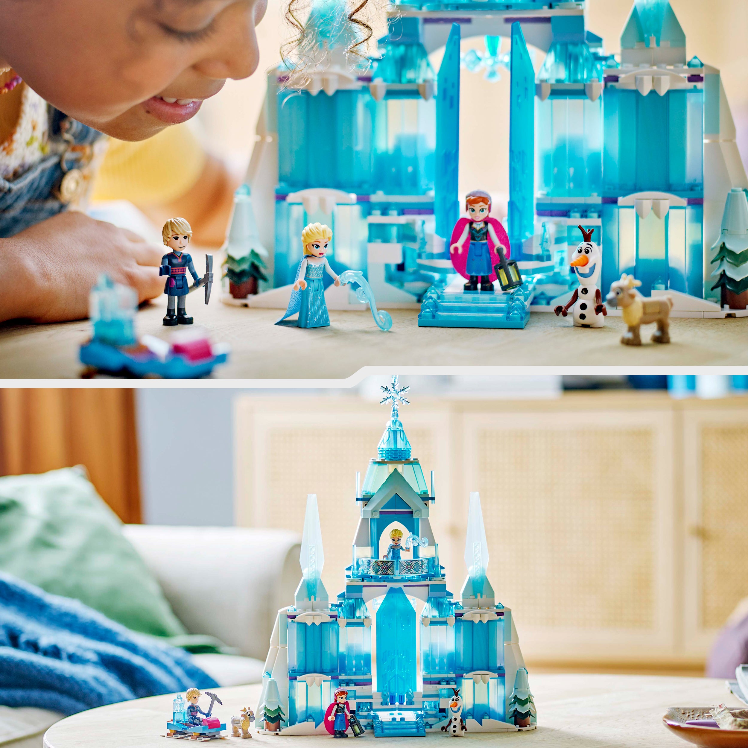 LEGO® Disney Princess™ - Palatul de gheata al Elsei 43244, 630 piese