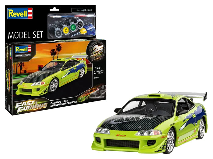 Revell Fast & Furious – Brian’s 1995 Mitsubishi Eclipse – Model Set 1:25