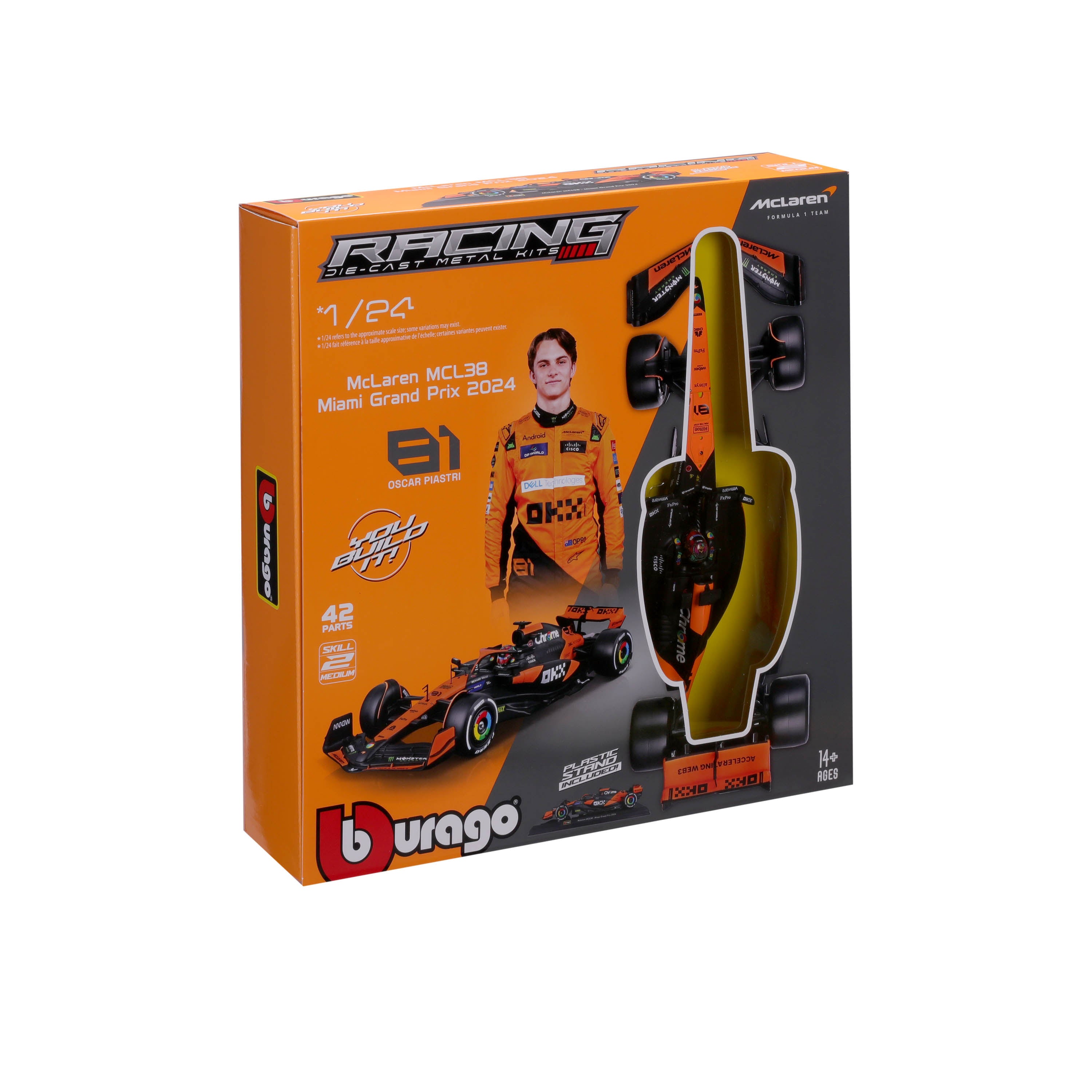 Bb28505 1:24 Formula M1 Model Kit - Mc Laren Mcl38 -Oscar Piastri