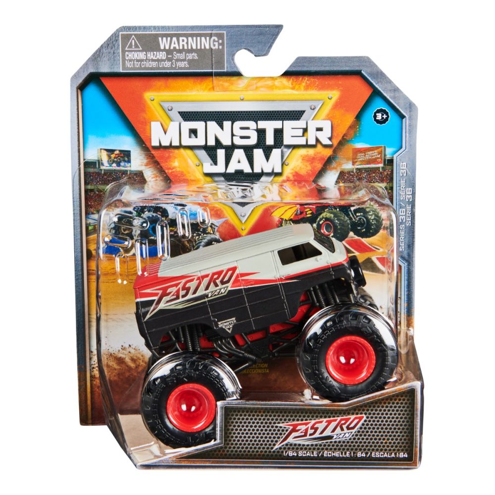 Masinuta Monster Jam, scara 1/64, Fastro Van, SPM6044941-20146074