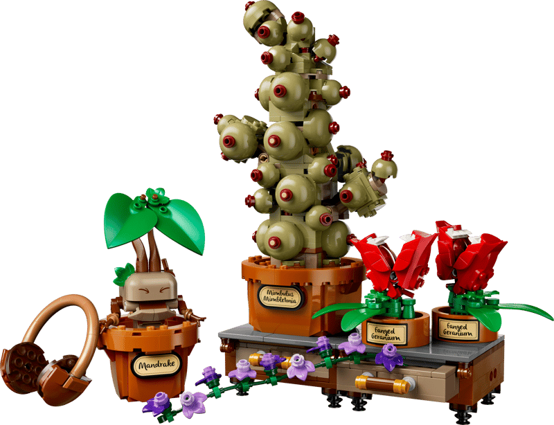Set de constructie LEGO® Harry Potter™ Plante pentru ora de ierbologie de la Hogwarts™ 76474, Jucarii pentru Copii, Jucarii pentru Baieti si Fete, Idee de Cadou pentru Copii, 817 piese