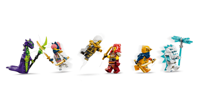 LEGO® NINJAGO® - Robotul dragon transformator al lui Wyldfyre 71868, 821 piese