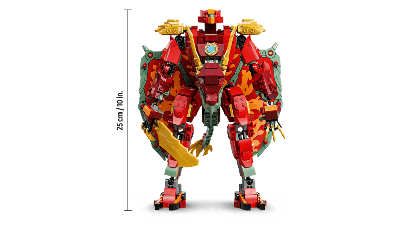 LEGO® NINJAGO® - Robotul dragon transformator al lui Wyldfyre 71868, 821 piese