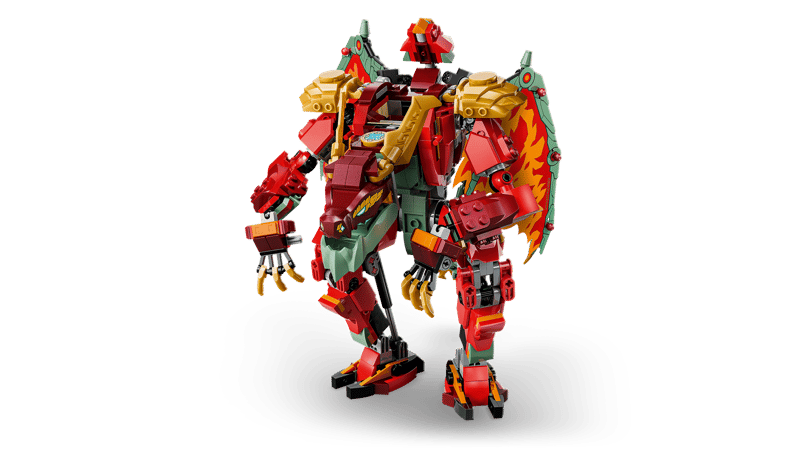 LEGO® NINJAGO® - Robotul dragon transformator al lui Wyldfyre 71868, 821 piese