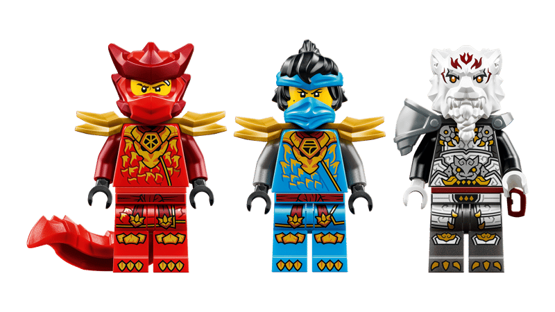 LEGO® NINJAGO® - Zilvar si monstrul dragon Grimtak 71863, 232 piese