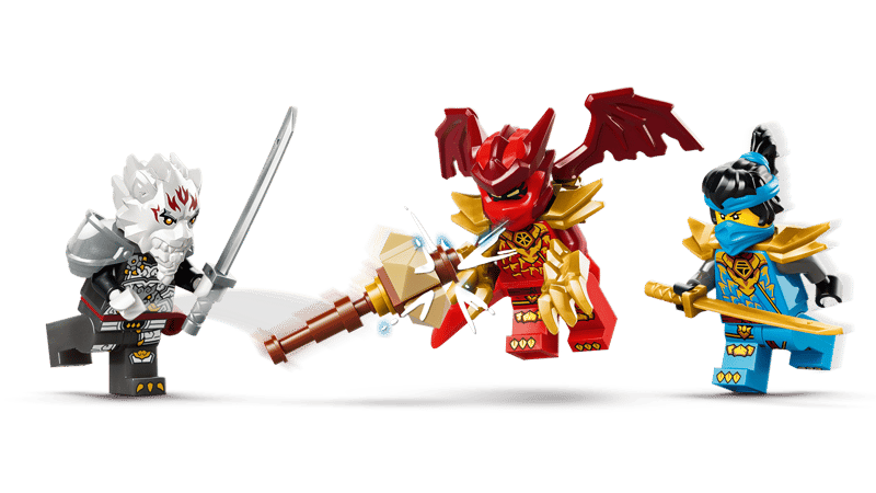 LEGO® NINJAGO® - Zilvar si monstrul dragon Grimtak 71863, 232 piese