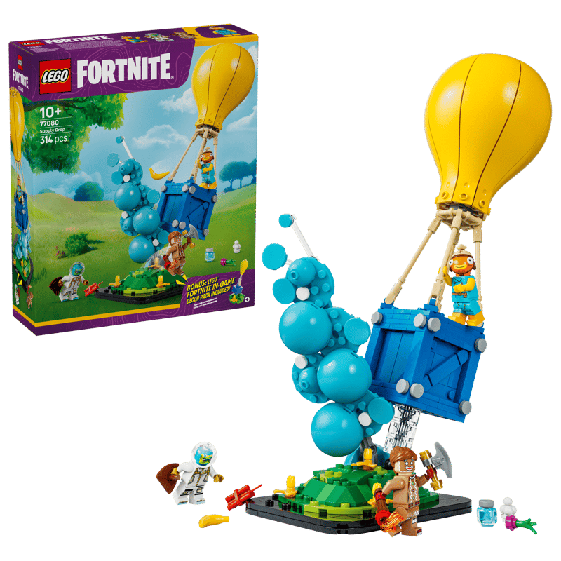 Set de constructie LEGO® Fortnite® Supply Drop 77080, Jucarii pentru Copii, Jucarii pentru Baieti si Fete, Idee de Cadou pentru Copii, 314 piese
