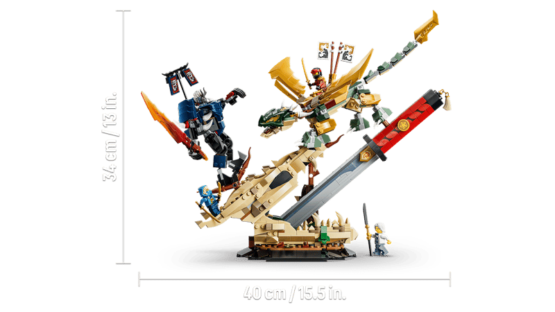 LEGO® NINJAGO® - Batalia de la Sabia Dragonului 71871, 1016 piese
