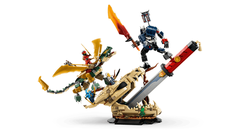LEGO® NINJAGO® - Batalia de la Sabia Dragonului 71871, 1016 piese