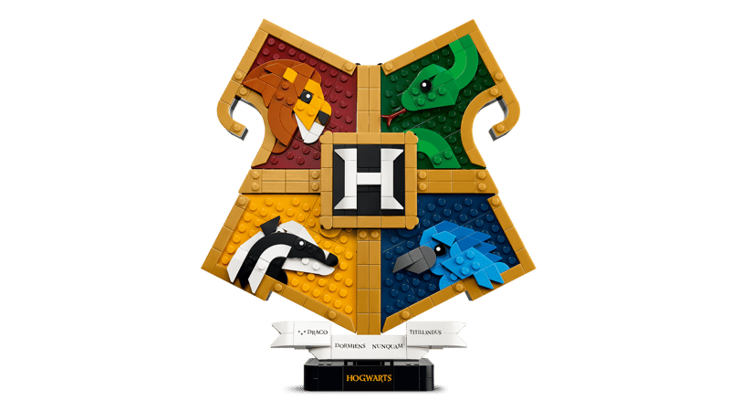 Set de constructie LEGO® Harry Potter™ Blazonul caselor de la Hogwarts™ 76462, Jucarii pentru Copii, Jucarii pentru Baieti si Fete, Idee de Cadou pentru Copii, 545 piese