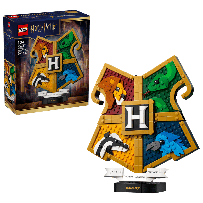 Set de constructie LEGO® Harry Potter™ Blazonul caselor de la Hogwarts™ 76462, Jucarii pentru Copii, Jucarii pentru Baieti si Fete, Idee de Cadou pentru Copii, 545 piese