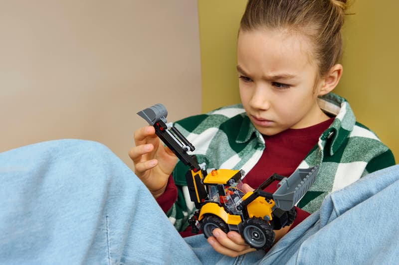 Set de constructie LEGO® City Buldoexcavator galben 60480, Jucarii pentru Copii, Jucarii pentru Baieti si Fete, Idee de Cadou pentru Copii