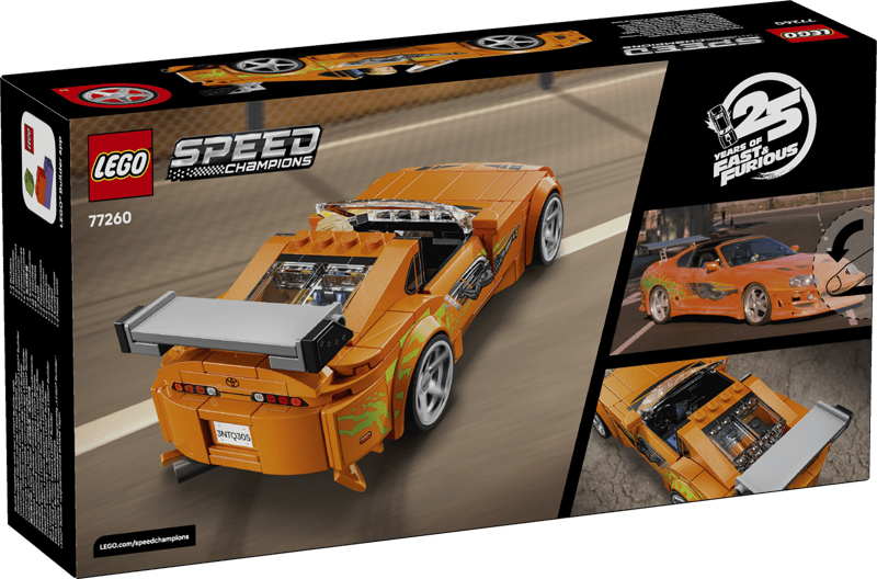LEGO® Speed Champions - Toyota Supra MK4 din Furios si iute 77260, 292 piese