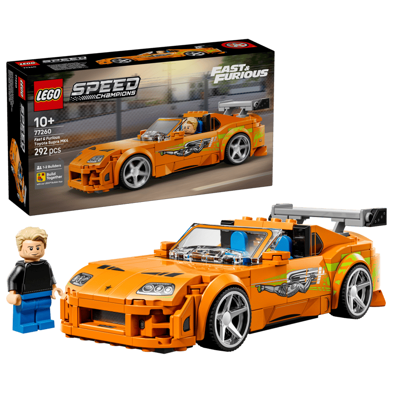 LEGO® Speed Champions - Toyota Supra MK4 din Furios si iute 77260, 292 piese