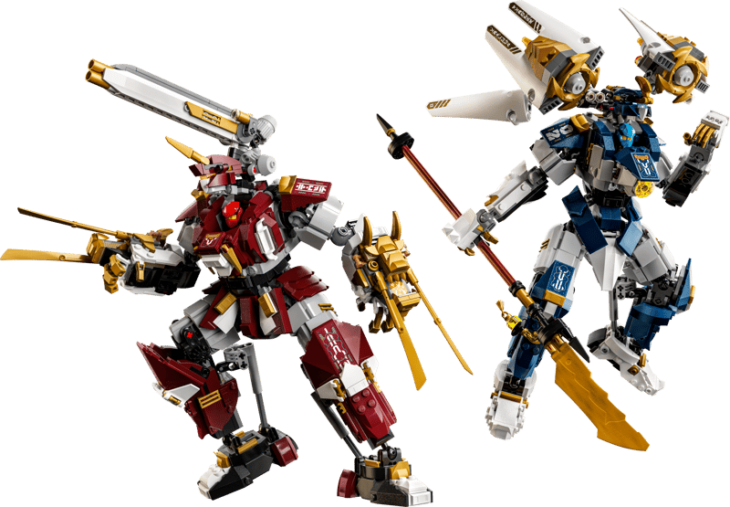 LEGO® NINJAGO® - Robotii Titan gemeni 71870, 1707 piese