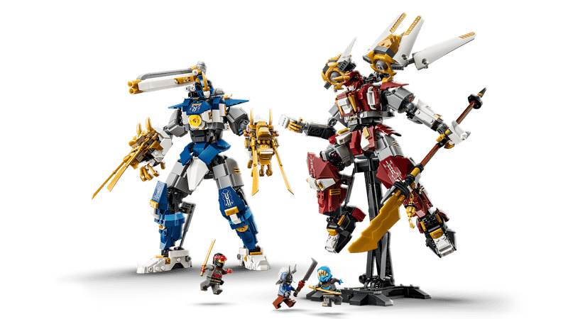 LEGO® NINJAGO® - Robotii Titan gemeni 71870, 1707 piese
