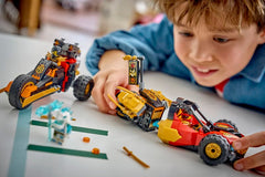 LEGO® NINJAGO® - Vehiculele transformabile ale lui Kai si Cole 71864, 394 piese