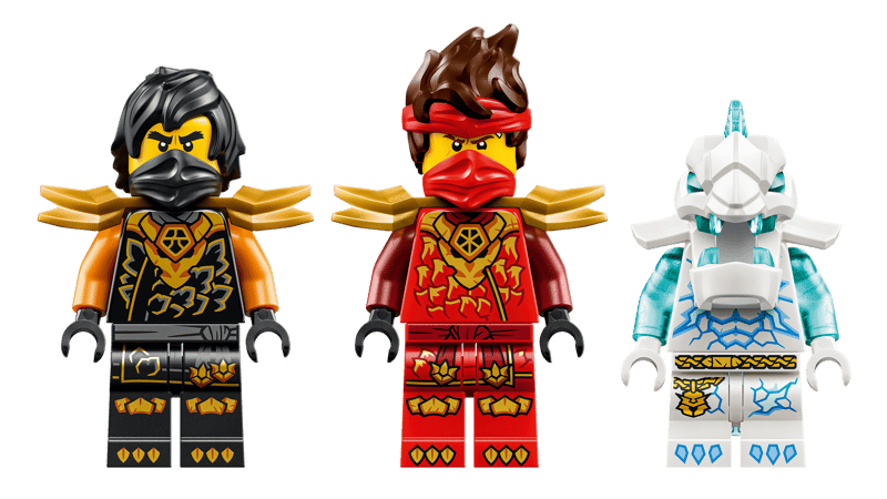 LEGO® NINJAGO® - Vehiculele transformabile ale lui Kai si Cole 71864, 394 piese