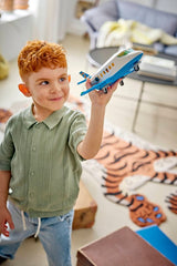 Set de constructie LEGO® City Avion cu reactie pentru pasageri 60492, Jucarii pentru Copii de 4+ ani, Jucarii pentru Baieti si Fete, Avion de Jucarie, Idee de Cadou pentru Copii