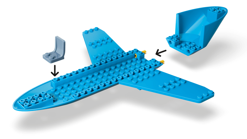 Set de constructie LEGO® City Avion cu reactie pentru pasageri 60492, Jucarii pentru Copii de 4+ ani, Jucarii pentru Baieti si Fete, Avion de Jucarie, Idee de Cadou pentru Copii