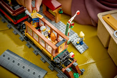 Set de constructie LEGO® City Tren cu aburi vintage 60511, Jucarii pentru Copii de 7+ ani, Jucarii pentru Baieti si Fete, Tren de Jucarie, Idee de Cadou pentru Copii