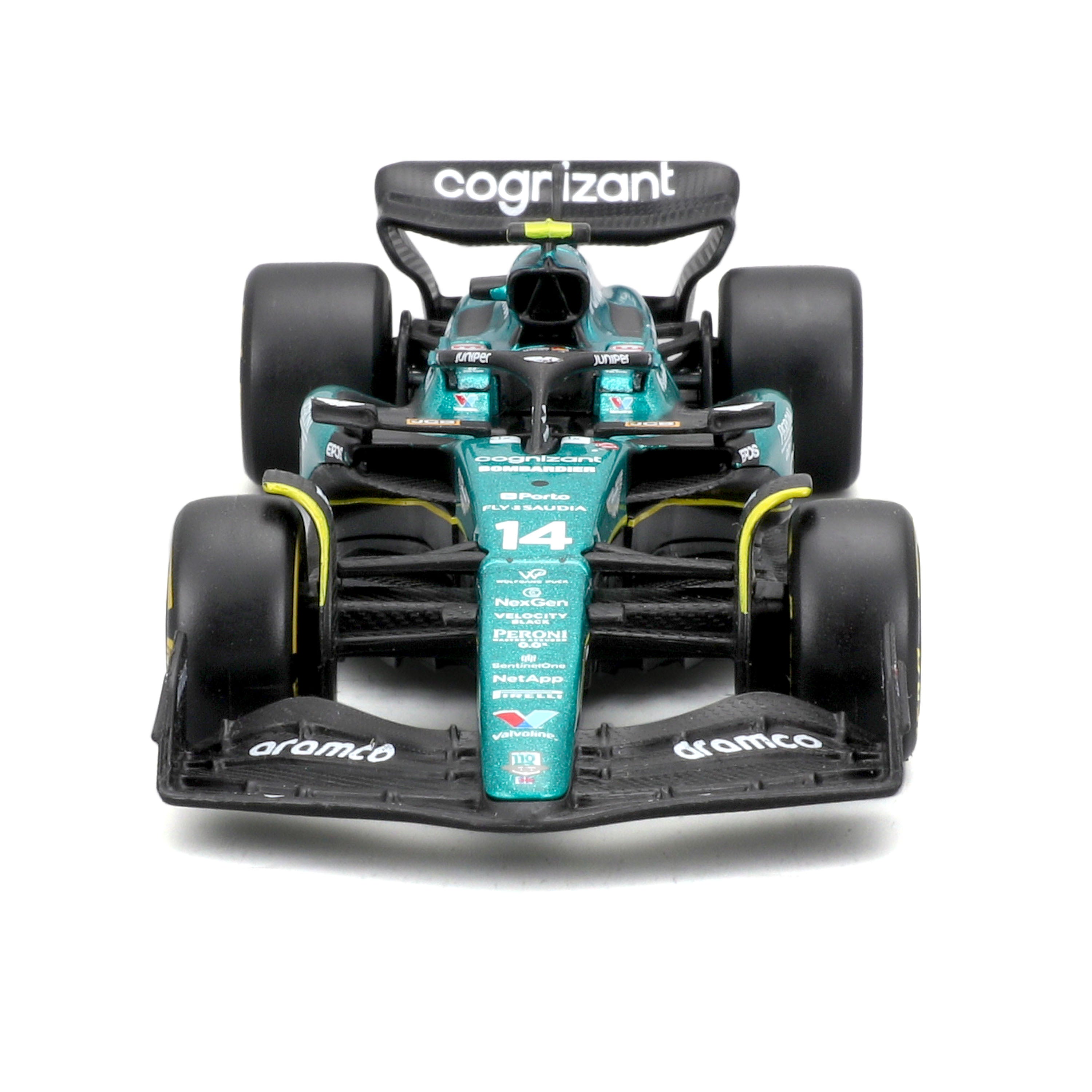 Bb38090/14 Macheta Bburago Formula 1 1/43 Race - Aston Martin Amr23 (2023) #14 Fernando Alonso