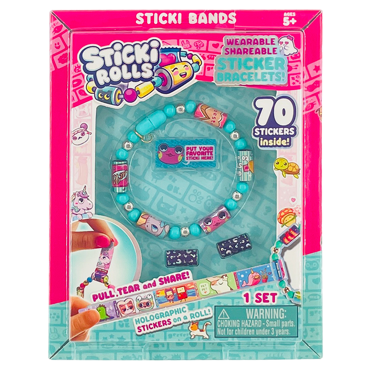 Bratari Cu Stickere Sticki Rolls Single Pack Scsr100 Verde Turcoaz