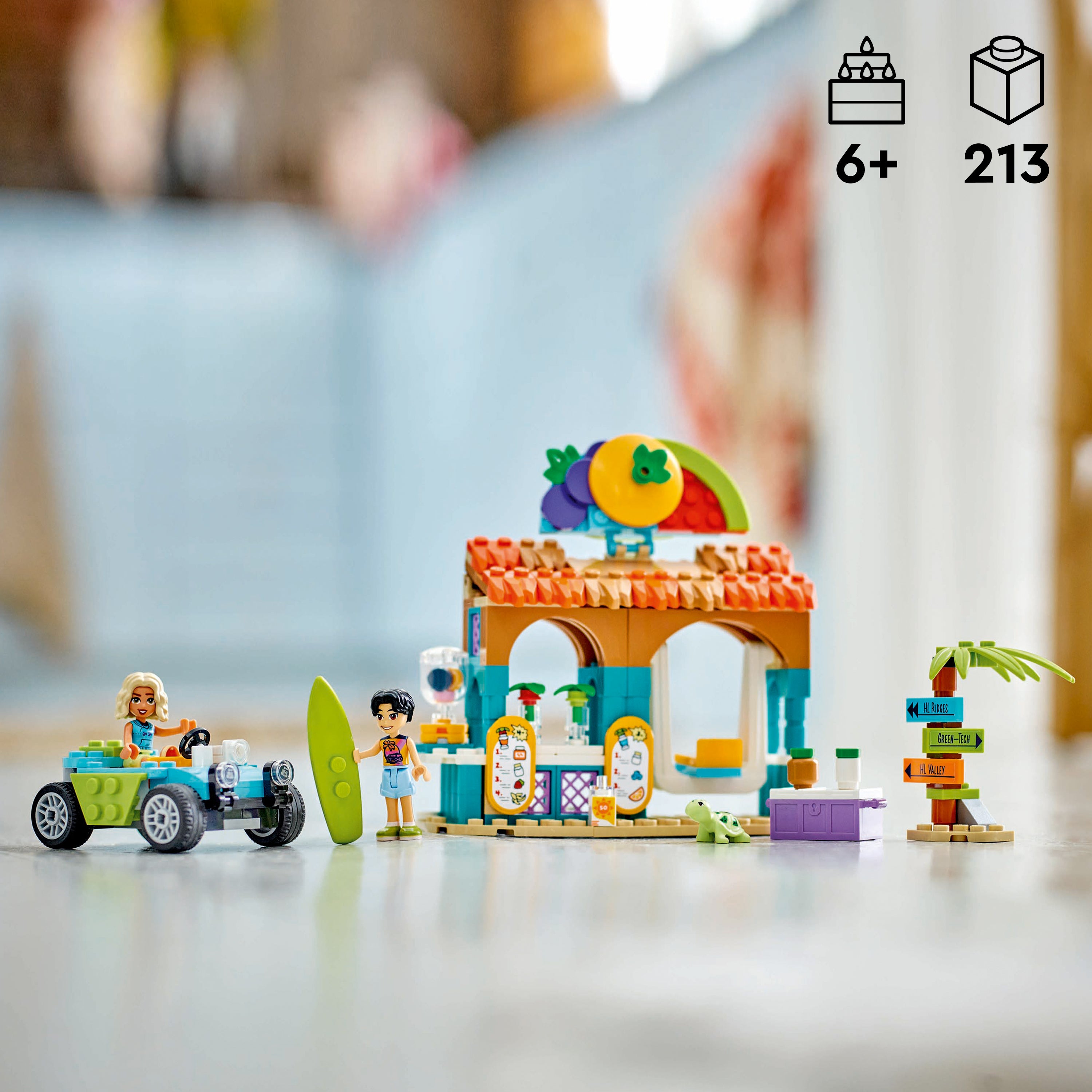 LEGO® Friends - Chiosc de smoothie-uri pe plaja 42625, 213 piese