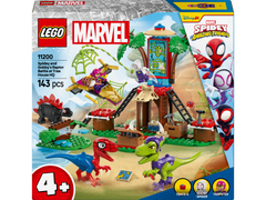 LEGO® Spidey - Infruntarea dintre dinozaurii Spidey si Gobby la casa-sediu din copac 11200, 143 piese