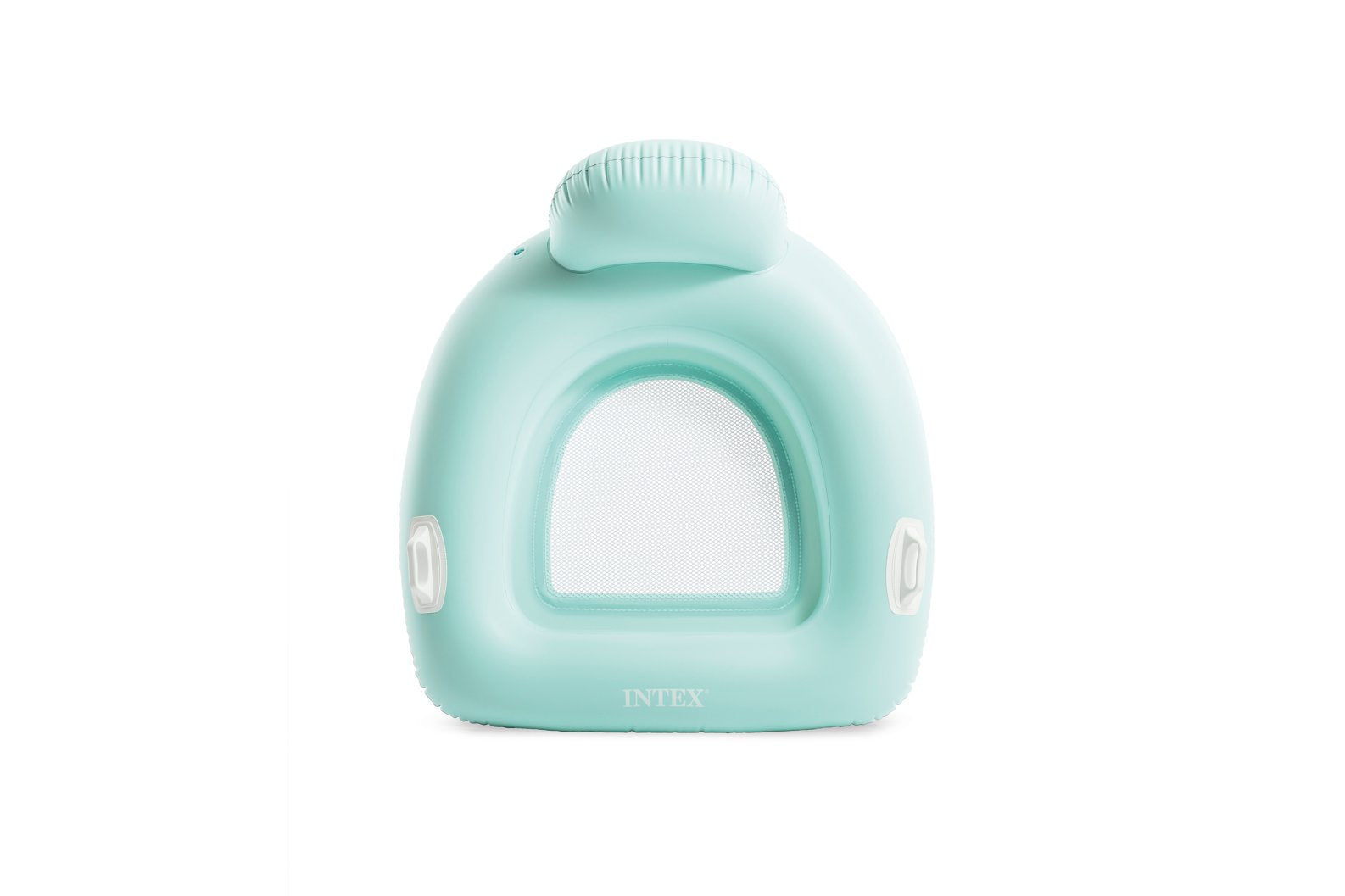 Fotoliu Intex gonflabil cu baza de plasa, tetiera si manere, turcoaz, IX56801EUTURCOAZ