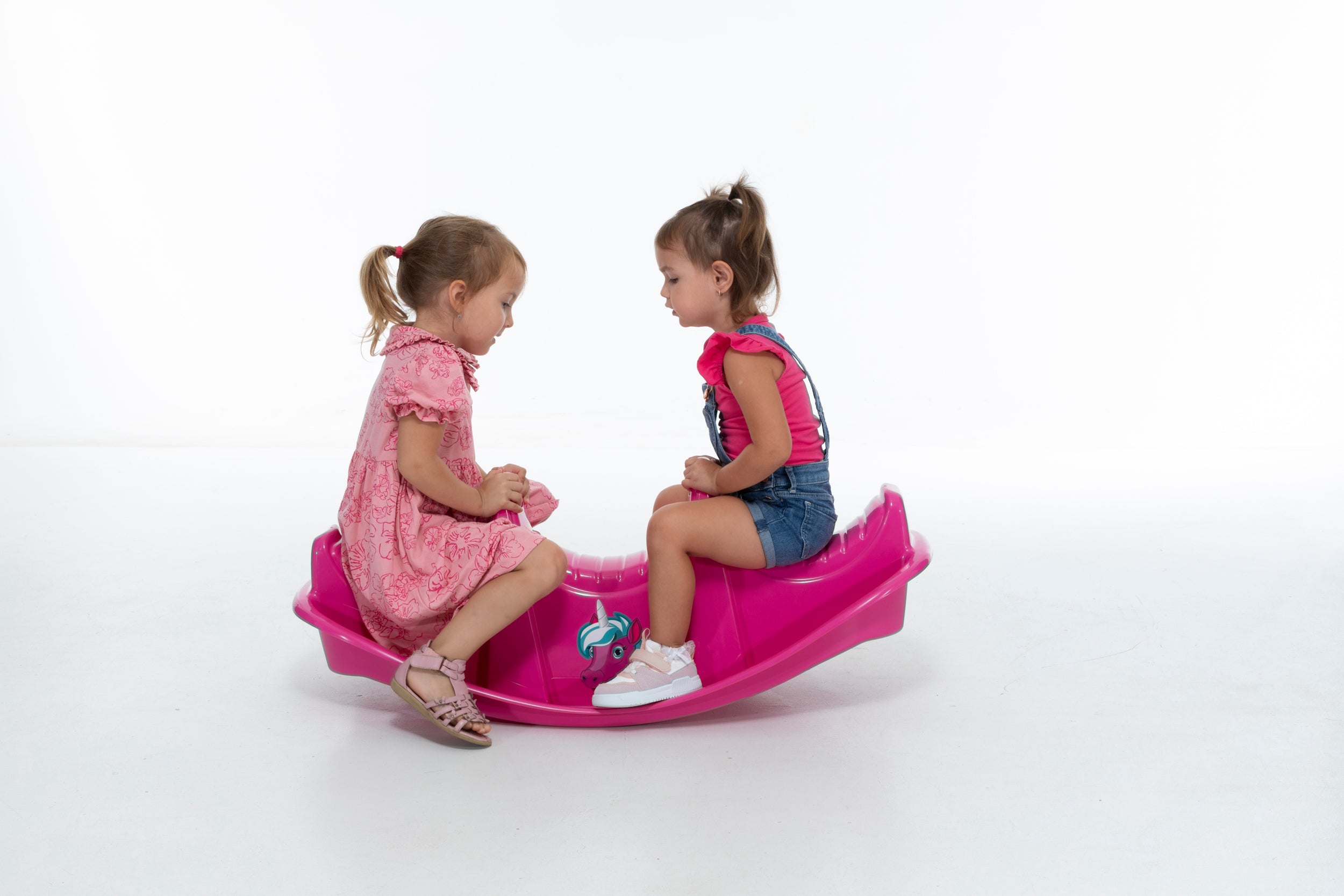 Balansoar penrtu copii, 3 locuri Dohany magenta DO2080M