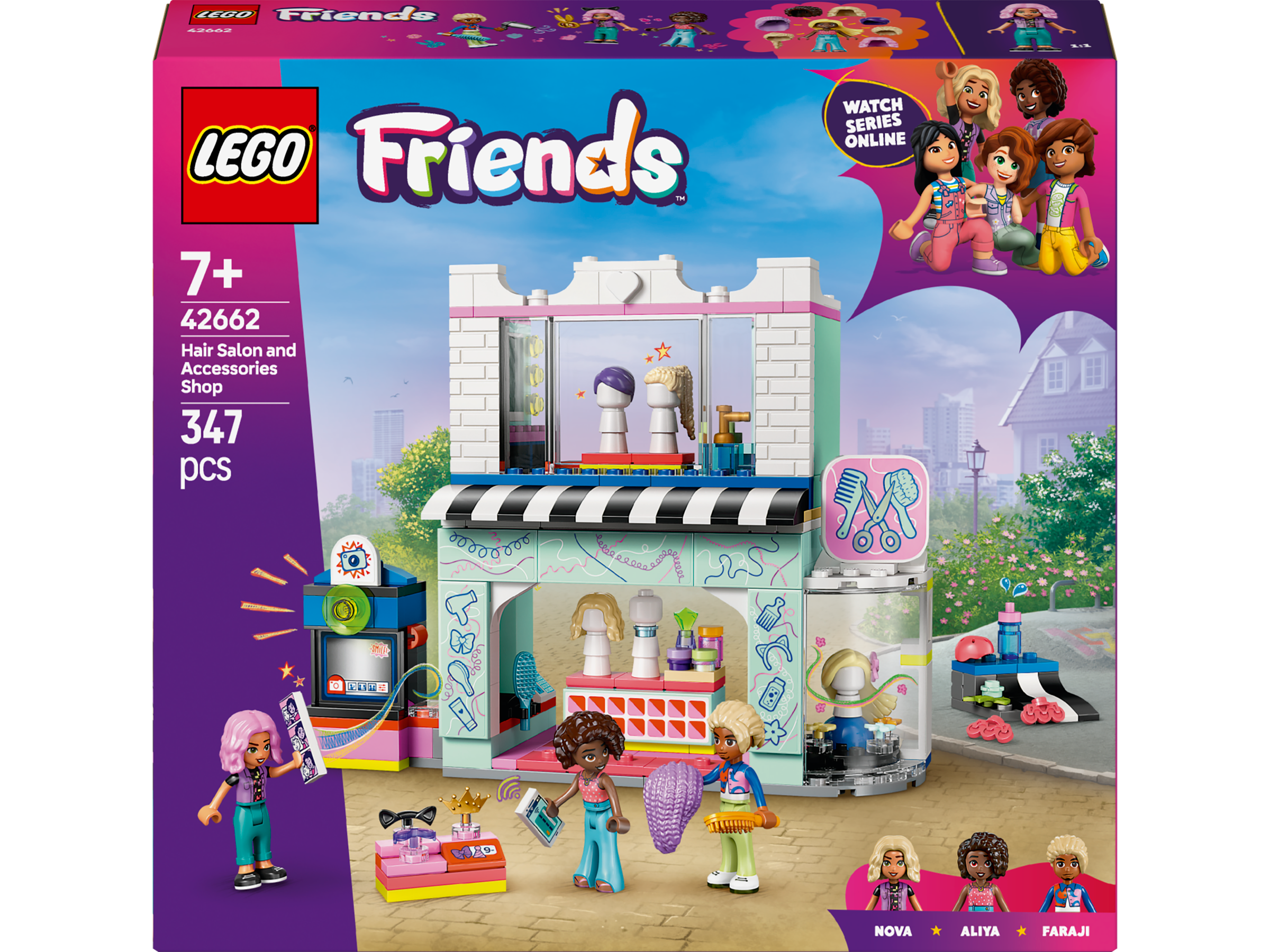 LEGO® Friends - Salon de coafura si magazin de accesorii 42662, 347 piese