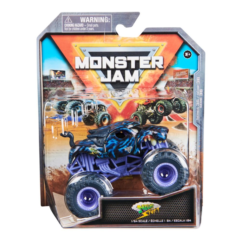 Masinuta Monster Jam, scara 1/64, Night Storm, SPM6044941-20146077