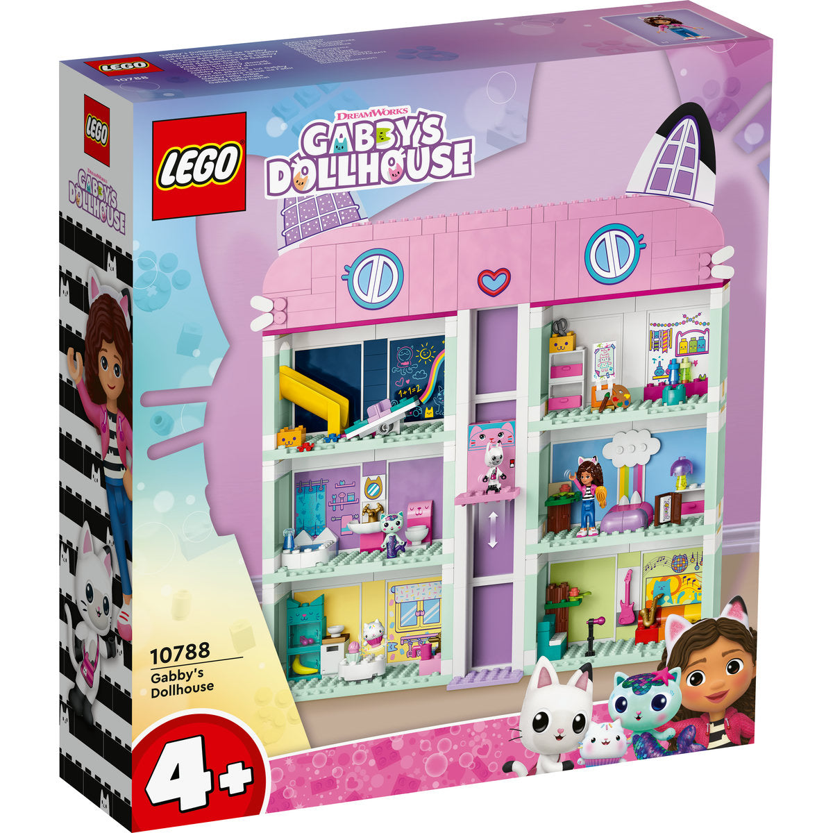LEGO® Gabby's Dollhouse - Casa de papusi a lui Gabby 10788, 498 piese