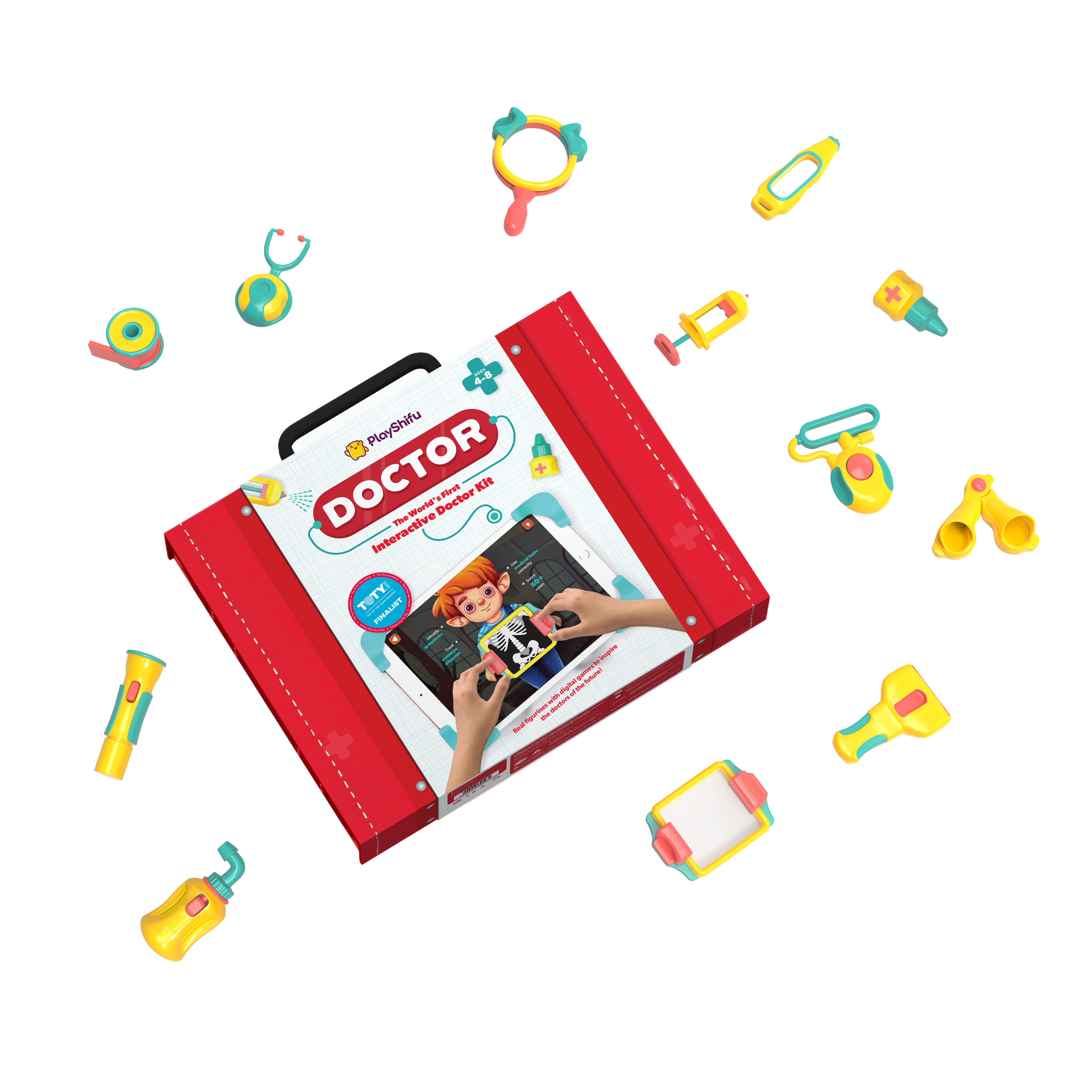 PlayShifu Set doctor interactiv, Joc educativ STEM, 4–8 Ani