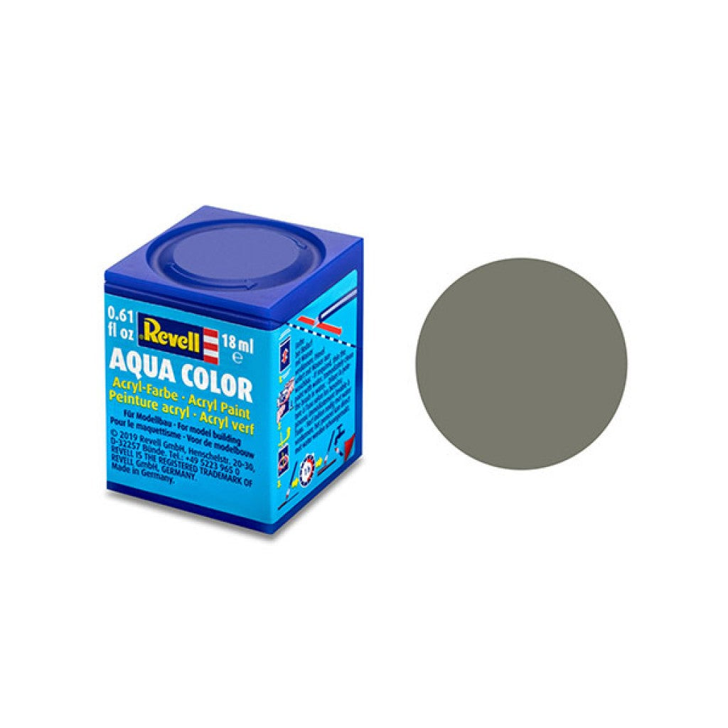 Vopsea Revell Aqua Mat Verde Masliniu Deschis(Ral 7003) – 18Ml – Pe  De Apa Rev36145