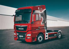 Kit de construit camion MAN TGX 18.500 XXL Lion Pro Edition, Lungime 25.7 cm, Scara 1:24,3959